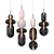 Pebbles Cor Pendant: Stunning Stone Lighting 3D model small image 5