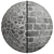 Seamless Stone Wall Concrete Covering 3D model small image 1