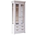 Riviera Bookcase: Elegance in Wood & Enamel 3D model small image 2