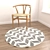 Round Rugs - 6-Piece Set 3D model small image 6