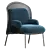 Contemporary MESH Fabric Armchair 3D model small image 1