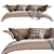 Safari: Stylish and Spacious Sofa 3D model small image 6