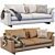 West Elm Harmony Sofa: Timeless Elegance 3D model small image 1