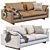 West Elm Harmony Sofa: Timeless Elegance 3D model small image 3