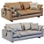 West Elm Harmony Sofa: Timeless Elegance 3D model small image 5