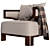 Sophisticated Villa Lounge Armchair 3D model small image 4