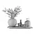 Elegant Decor Set: Artistic Pieces 3D model small image 3