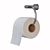 Premium Absorbent Toilet Paper 3D model small image 1