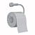 Premium Absorbent Toilet Paper 3D model small image 4