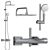 Hansgrohe Vivenis Talis Set: Premium Bathroom Fixtures 3D model small image 2