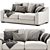 Comfy-Relax 3 Seater Sofa 3D model small image 2
