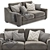 Comfy-Relax 3 Seater Sofa 3D model small image 3