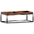 Rustic Charm: Alegro 48" Tray Coffee+Table 3D model small image 1