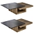 Sleek Modrest Echelon Coffee Table 3D model small image 1