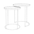 Elegant Marble & Brass Nesting Tables 3D model small image 2