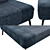 Luxurious Pilatto Sofa Set 3D model small image 2