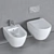 Villeroy & Boch - Subway 2.0 Toilet Set 3D model small image 1