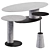 Luxsale Carey Table Set 3D model small image 1