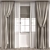 Elegant Curtain with 108k Polys 3D model small image 1