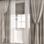 Elegant Curtain with 108k Polys 3D model small image 3