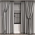 Elegant Curtain with 108k Polys 3D model small image 4