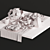 Luxury Diamond Tableware Set - 6 Piece 3D model small image 1