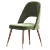 Contemporary Contract Chair: Ava Side Chair 3D model small image 3