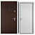 Atmosfera (Favorit) Entrance Door - Stylish and Durable 3D model small image 3