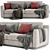 Horm Ellington 2-Seats Sofa | Stylish & Space-Saving 3D model small image 4