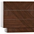 Modern Stripes Chest of Drawers 3D model small image 2