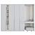 Modern Milan Hallway Organizer 3D model small image 3