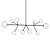 Nabila Linear Chandelier: Elegant Illumination Solution 3D model small image 1