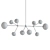 Nabila Linear Chandelier: Elegant Illumination Solution 3D model small image 2