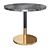 Elegant Black Marble Bistro Table 3D model small image 1