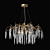 Elegant Willow Chandelier: Timeless Illumination 3D model small image 3