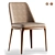 Grace Leather Upholstered Chair 3D model small image 1