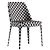 Grace Leather Upholstered Chair 3D model small image 4