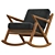 Soto Rocking Chair: Modern Comfort for Your Home 3D model small image 1