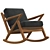 Soto Rocking Chair: Modern Comfort for Your Home 3D model small image 2