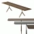 CasaDesus Kims Side Console: Versatile Wood-Topped Table 3D model small image 1