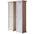 RIVIERA Wooden Wardrobe: Elegant and Spacious 3D model small image 1