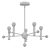 Bronze 5-Light Chandelier Forte 3D model small image 2