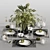 Elegant Dinnerware Set10 3D model small image 1