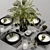 Elegant Dinnerware Set10 3D model small image 2