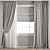 Elegant Polygon Curtain 3D model small image 4