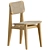 Vintage C-Chair Dining: Marcel Gascoin Design 3D model small image 1