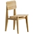 Modern C-Chair Dining Chair 3D model small image 2