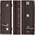 Daiton Favorit Entrance Metal Door - 1200x2050mm, Kale Locks 3D model small image 2