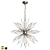 Stunning Asteroid Gold Chandelier 3D model small image 1