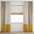 Polygonal Curtain Model - High Quality 3D model small image 4